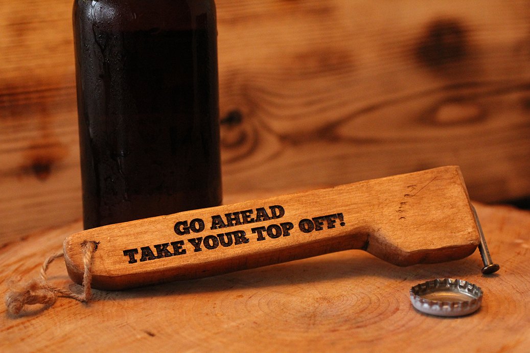 Having a blast coming up with new products. Here is our latest. A #rustic #bottle #opener.

etsy.com/listing/268341…