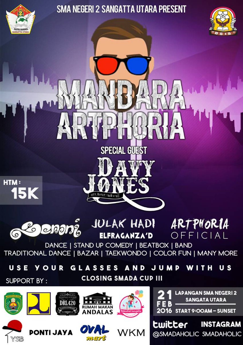 julakhadi's tweet photo. @SmadaHolic present : "MANDARA ARTPHORIA" Mari ramaikan !!!
Ada saya juga nyempil jadi Soundman 😊 See you https://t.co/uH9r13HwWr