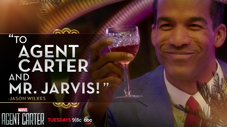 AgentCarterTV's tweet photo. A toast to our favorite duo! #AgentCarter https://t.co/WaSu4I6nhF