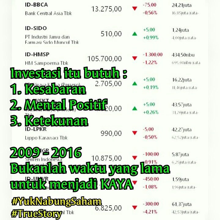 BeGreenCreative's tweet photo. #yuknabungsaham #ynsmeme @IDX_BEI https://t.co/PMX26r2Z2x