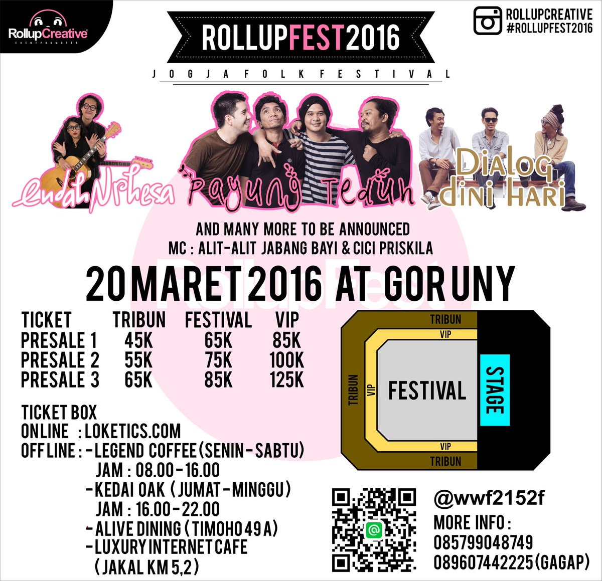 RollupCreative's tweet photo. Pumpung masih presale 2 #rollupfest2016 buruan diborong yuk gaes https://t.co/UEoLwHTHiy