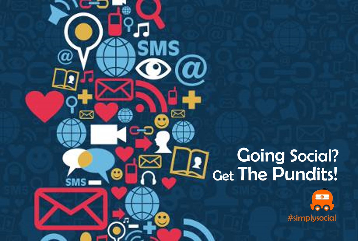 social_pundits's tweet photo. Going #Social?
Ask The #Pundits!
We help you #build #Brands. 
#SocialPundits #SimplySocial #DigitalMarketing https://t.co/vsUB1S06Mi