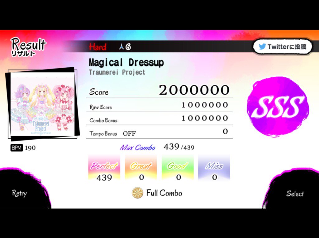 「Magical Dressup」by Traumerei Project  #nanobeat.                             PFC2曲目