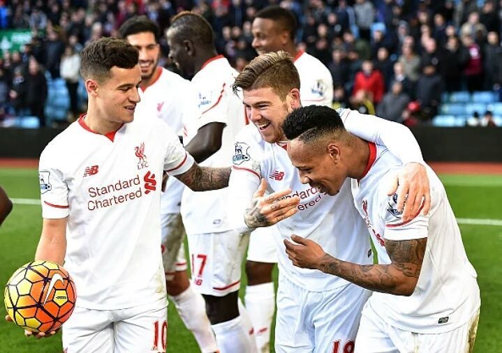 avtv's tweet image. #Celebrations #happiness #exstatic #fun #laughter #lfc #coutinho #moreno #clyne #can #origi #sakho #ynwa # Liverpoo…