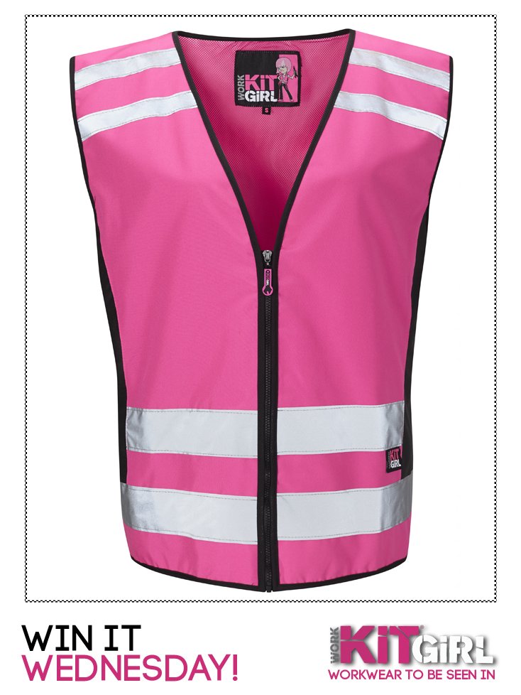WORKKITGIRL's tweet image. #WinItWednesday #comp we are giving away an amazing Hi Vis Waistcoat, the workwear to be seen in! FLW &amp;amp; RT to enter!