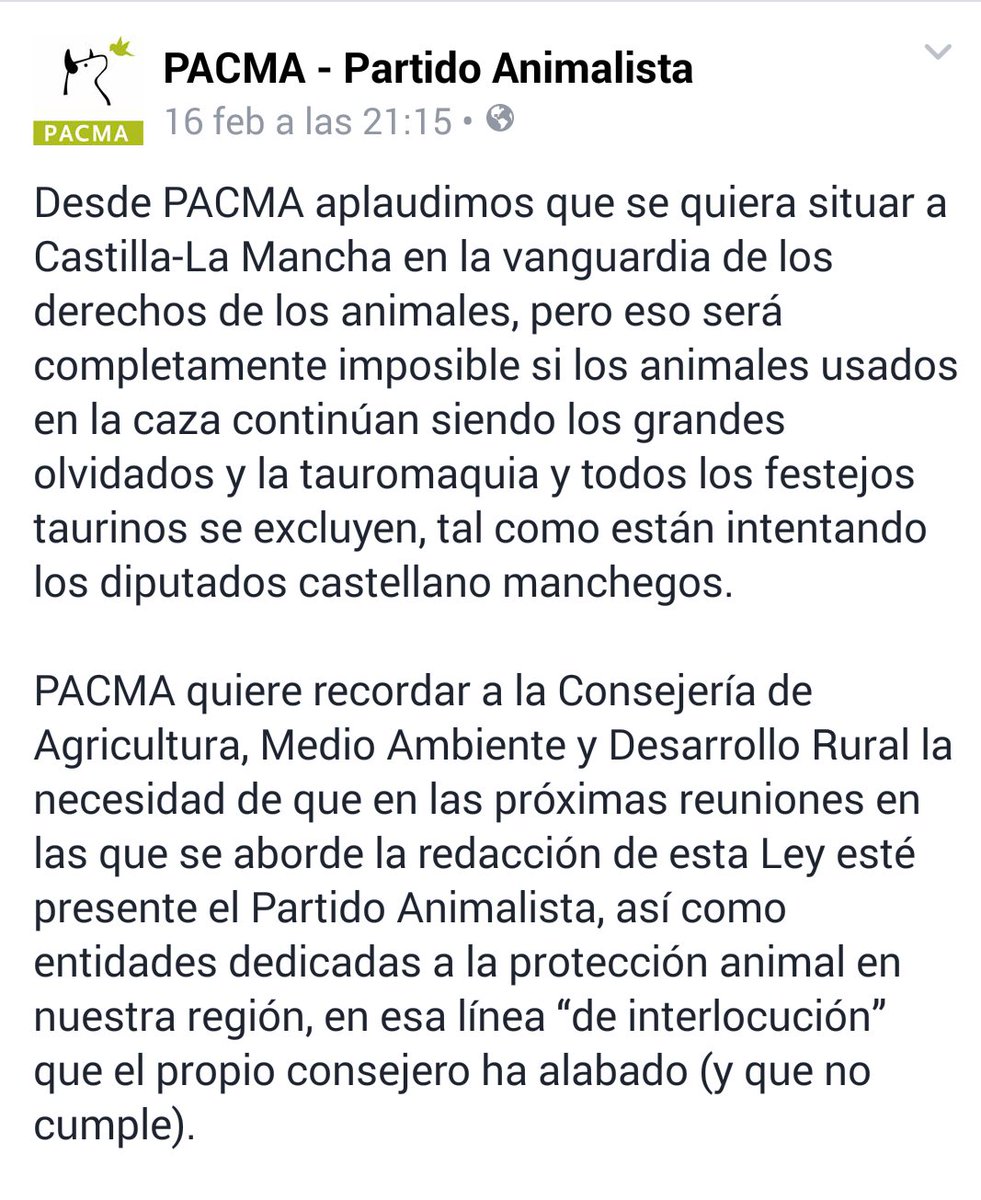 PACMA tweet media