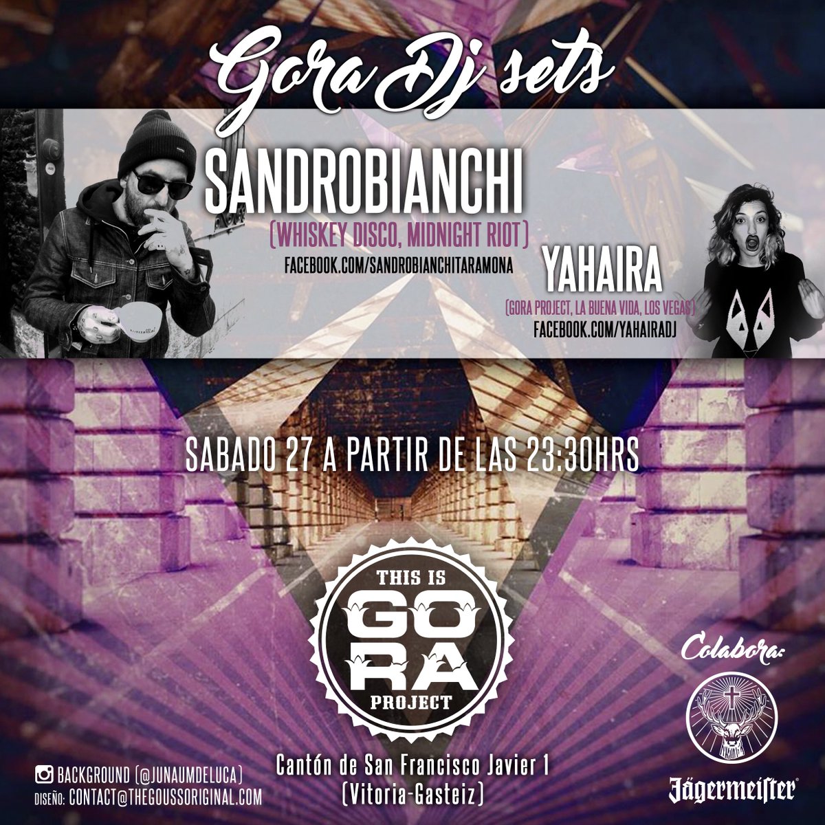goravitoria's tweet photo. Este fin de semana: SANDROBIANCHI y Yahaira en una DJ Set sin igual #vitoria #DJ #GASTEIZ #fiesta https://t.co/UwDDtz1shZ