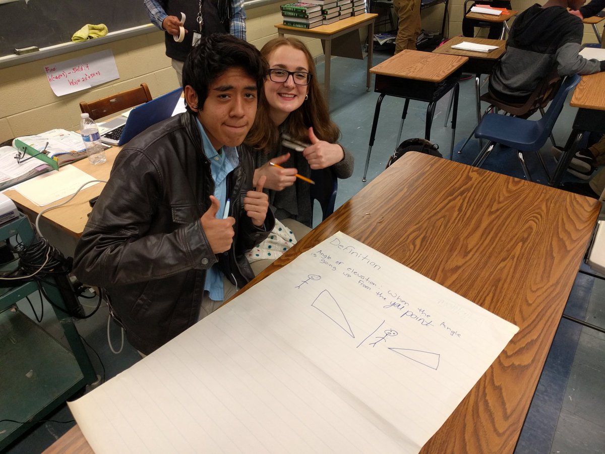MsGammill's tweet photo. @PHSshare we're creating definitions and examples of Angles of Depression and Elevation. #angles #geometry https://t.co/PE6jgoWNt1