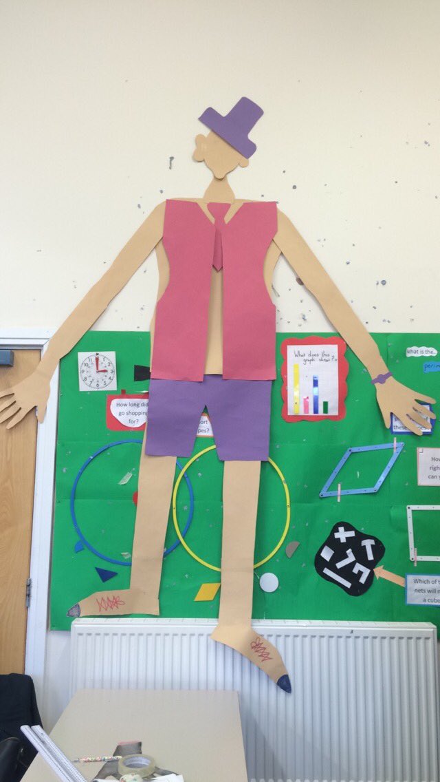 DrinkallJ's tweet photo. Created a to scale BFG in today's 1QTSM1 lesson-engaging way to show a practical side of maths #ysjprimed #teamwork https://t.co/6FjK9leFLK