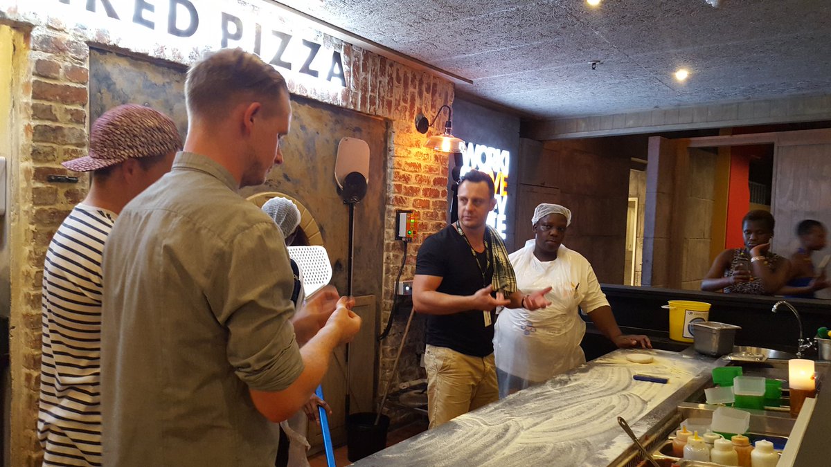 GatewayUmhlanga's tweet photo. We're prepping @AndyCarrie and @dane_forman on how to make pizza. #Get2getha https://t.co/6QEYGzguNc