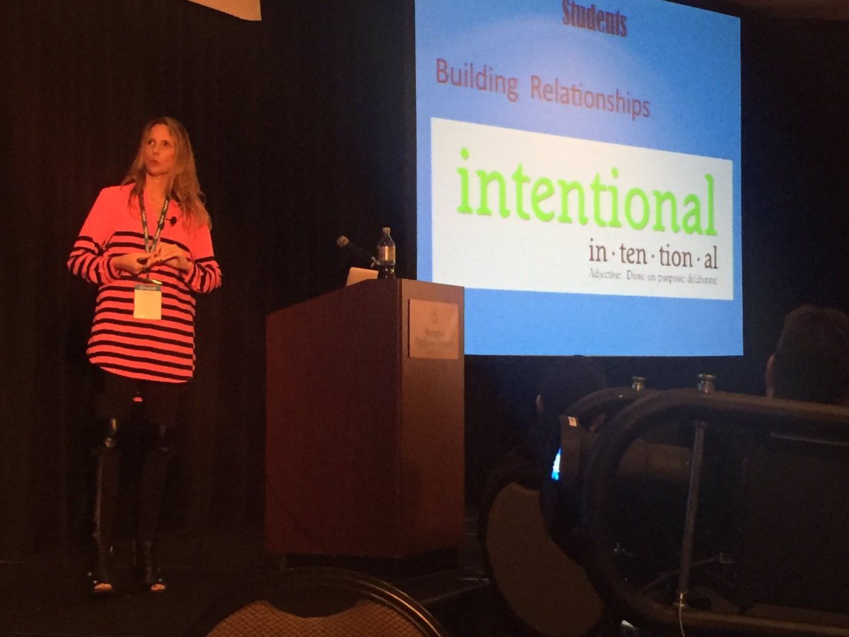 jenniferlagarde's tweet photo. The most important thing we can do every day is intentionally build relationships with students. #ipdx16 #truth https://t.co/cKRwT1qKF1
