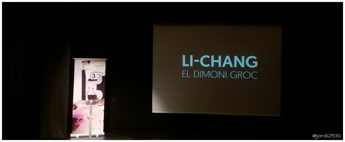 jordi2510's tweet photo. Tot a punt per a la presentació del #DimoniGroc #LiChang100 @canal_33 @tria33 @JofreFont @laiasabater @mariadolorsa https://t.co/QpY9BNV1uP