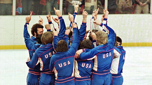 espn's tweet photo. The Soviet stunner wouldn't have meant as much without gold.

On this day in 1980, @usahockey took care of that. https://t.co/tG4vR8VJAf