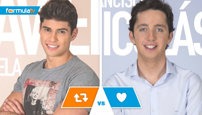 FormulaTV's tweet photo. ¿Quién debe entrar en #GHVIPDirecto?
🔄 @javier_tudela14
♥ @FranNicolas_G 
https://t.co/uorqpuwbIY https://t.co/HQgCOksaFK