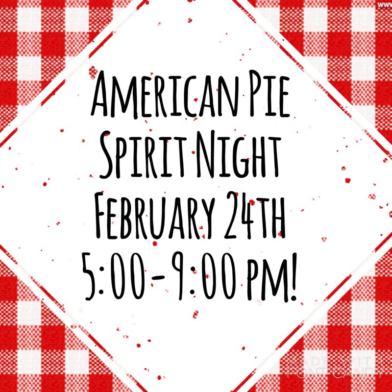 UWGPanhellenic's tweet photo. Don't forget about our American Pie spirit night tonight from 5-9pm! We hope to see you there! https://t.co/bs1zST00X9