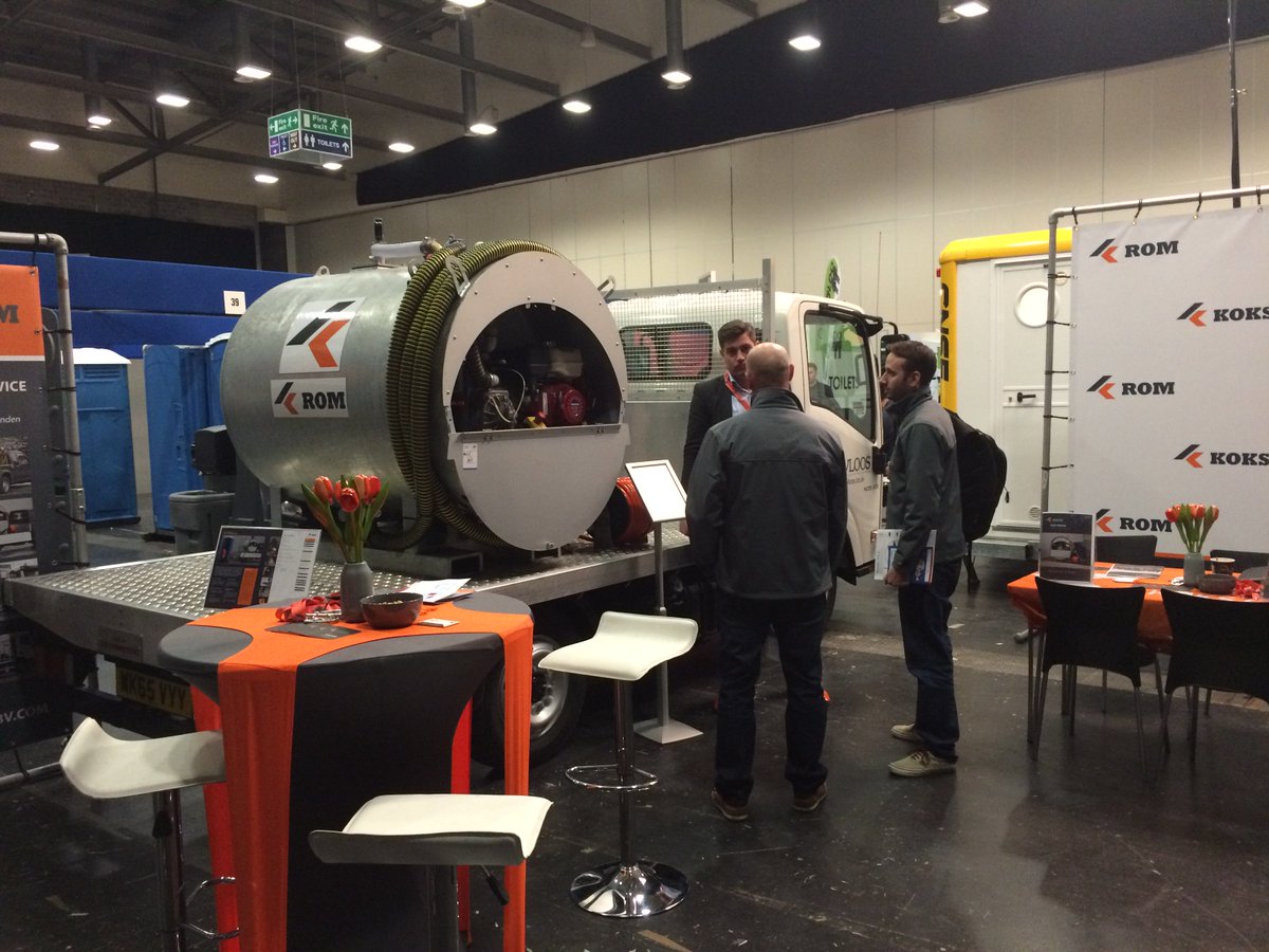 PSE_Europe's tweet photo. Great news from our exhibitor Rom BV, they have just sold a couple of type 2 toilet servicing units #PSWExpo https://t.co/ukTyh2T9VA