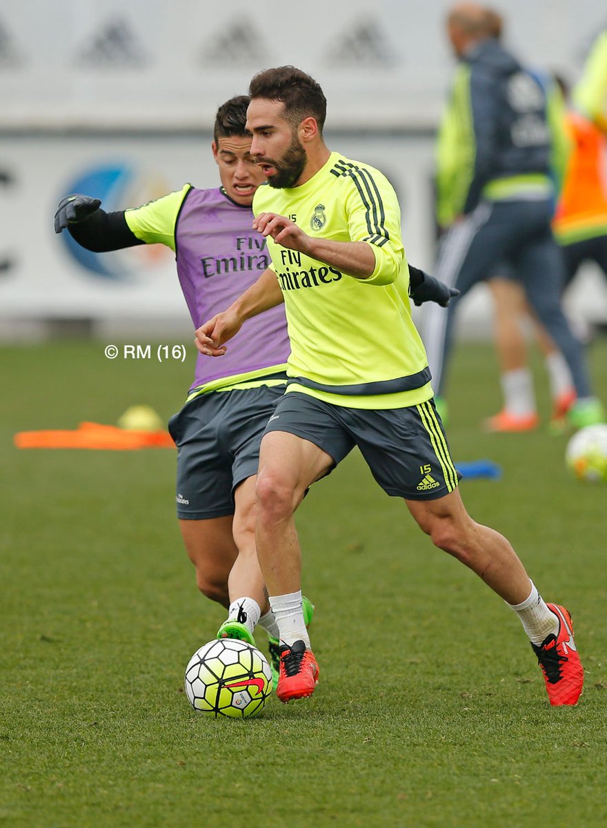 realmadriden's tweet photo. Second training session of the week ✅

Just three days to go until #RMDerbi at the Bernabéu!

#RMCity #HalaMadrid https://t.co/KWOQAe4evw