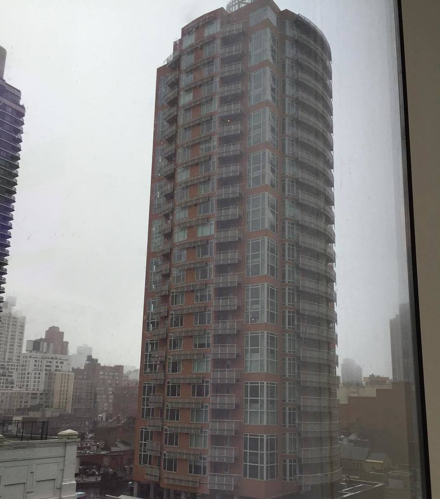 NikkiBeauchamp's tweet photo. Looking out at #205E59 (I remember when that was being built and taking clients there to buy) from the @bloomberg h… https://t.co/6X98ZoBY3u