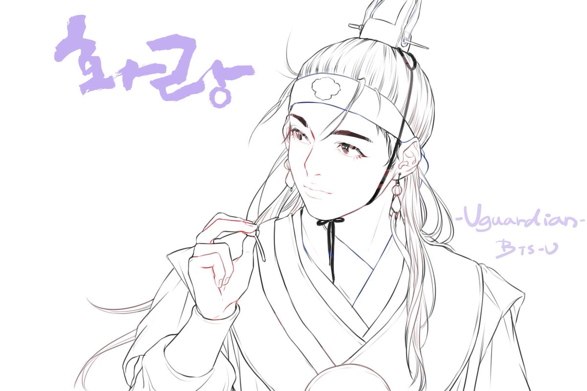 Vguardian1230's tweet photo. 160224 배우 데뷔！！！ 김배우의 명품연기를 기대기대해!!! 꼭 대박나길 Painted by KaGyu #태형 #뷔 @BTS_twt https://t.co/zuywVJeHPS