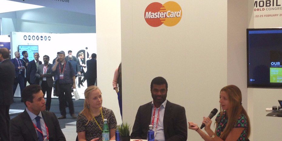 MastercardNews's tweet photo. .@SolCozzo shares how #FinancialInclusion was front and center at #MWC16 https://t.co/tKjrsHzx6g https://t.co/oQ1cXOIOcK