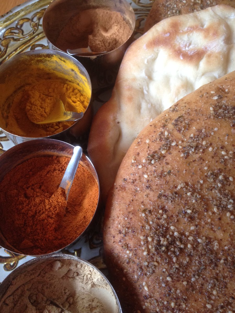 AbergavennyBake's tweet photo. #Breads of the #MiddleEast Class. Friday 11th March. Warm fragrant spices, nan and flatbreads to delight the soul... https://t.co/tSt3JE4xN6