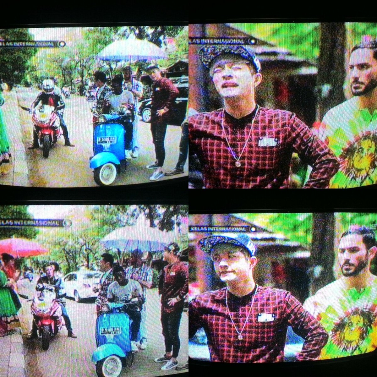 trisnigantara's tweet photo. Pada mau balap motor Mike Vs Abbas~tapi Mike yg kalah gara2 djahilin oppa pake balsem~hehehe #KelasAnakMotor_NET https://t.co/tTZjfGv1II