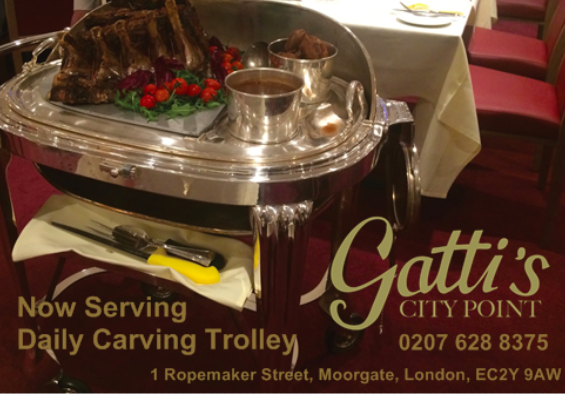 GattisCityPoint's tweet photo. Now Serving Daily Carving Trolley!
  @CityPointEC2 @BarbicanCentre @SquareMeal @OpenTableUK @Bookatable https://t.co/dTG3m9qXKt