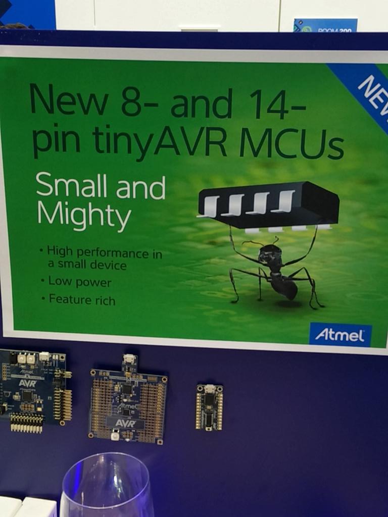 OpenElectronics's tweet image. #emb2016 @Atmel small and #tinyAVR