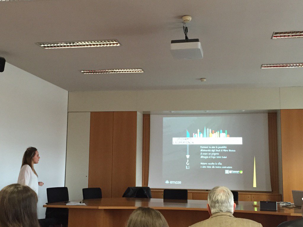 Tocca al secondo gruppo di ragazzi #unimib #dubai2020