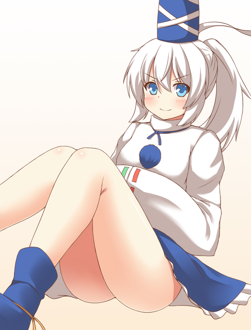 かなり遅刻しました 物部布都 
#深夜の真剣お絵描き60分一本勝負 