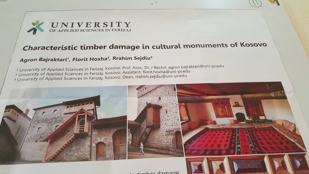 InnoRenewCoE's tweet photo. Cultural heritage and #wooden #construction in Kosovo.  #FP1303 https://t.co/YIDDQGd9Dw
