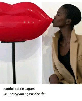 Let's celebrate the beauty of individuality and confidence to be who u are.
#PrettyLipsPeriod. 
<a href="/Aamito_lagum/">Aamito</a>