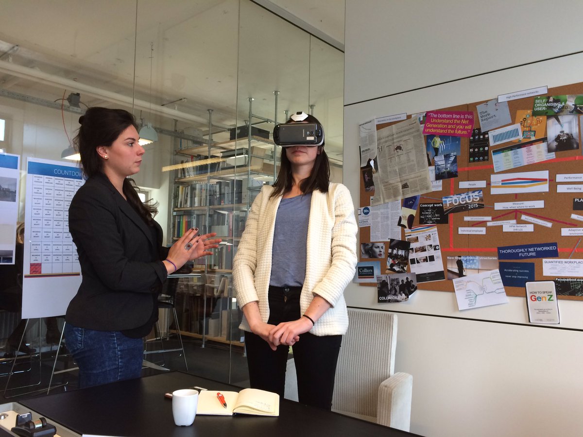 vrmonkeys's tweet photo. Vandaag een VR demo bij @ColliersQWP. Productiviteit en welzijn op de werkvloer. VR in Adaptive office. https://t.co/OuSovv2HE2