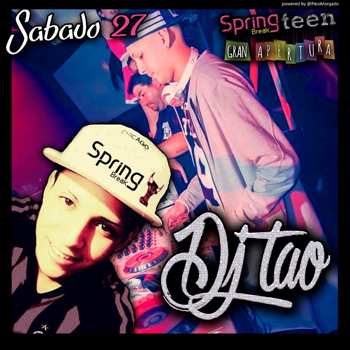 SpringBreak_Hur's tweet photo. Sábado27.2.16 !!!Gran apertura Gran!!!   #Springmatine @es_tao la explota https://t.co/H3nqNBH3zS