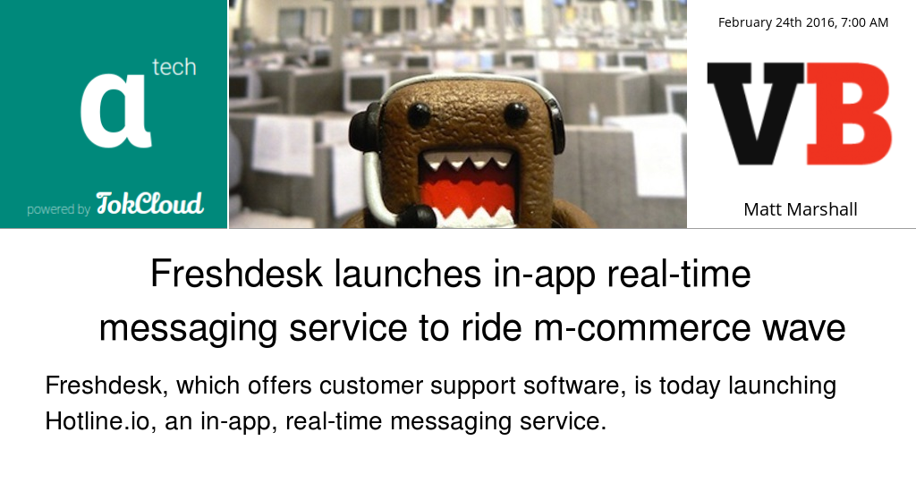 abstractTechTC's tweet image. venturebeat.com/2016/02/24/fre… by #MattMarshall #startups