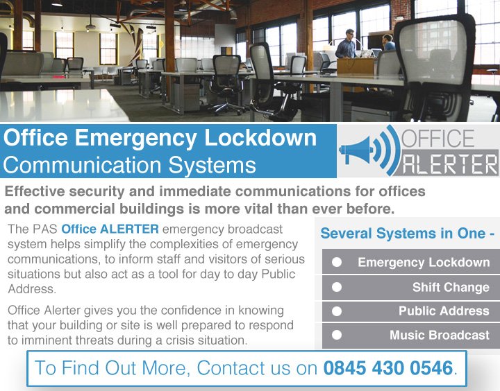 Public_Address's tweet image. PAS Office Alerter - Helping to simplify the complexities of emergency communication. pas-sound.co.uk/Office-Emergen…