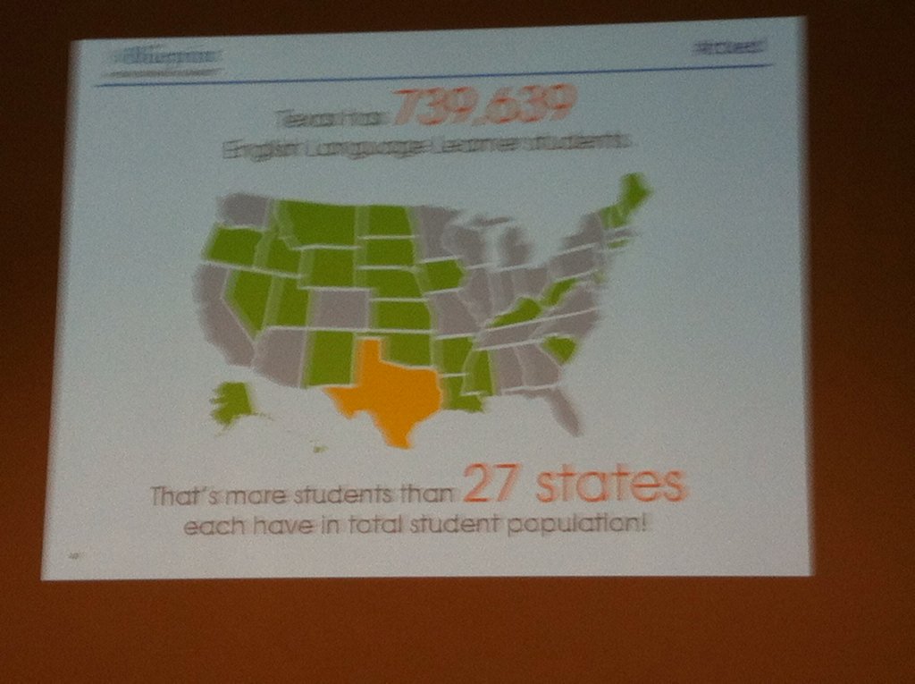 Thank you educators who work with our ELL's!  We have a noble task.