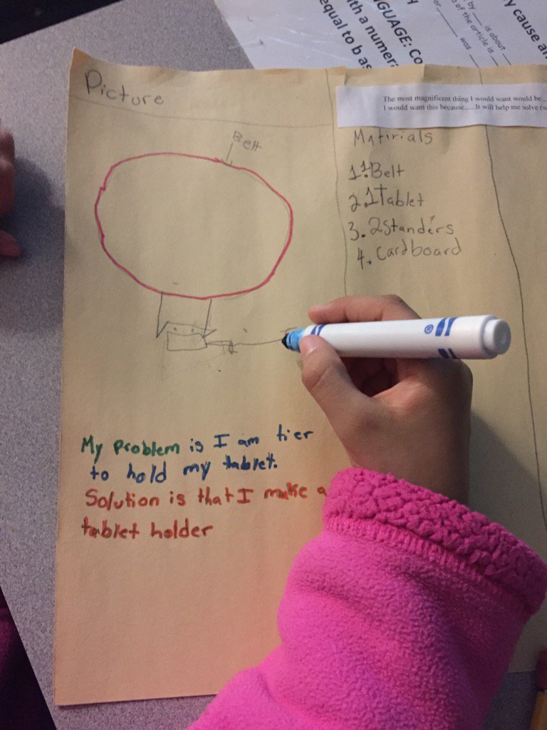 Forman3rdGrade's tweet photo. #SiglerRAD#FormanLearns@BaylorBears Magnificent Things in process! https://t.co/s6TvVl14A8