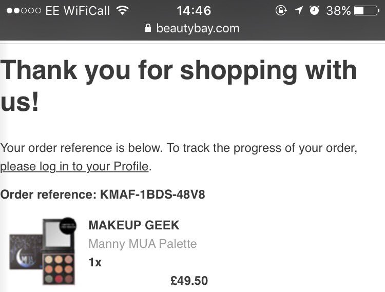 RhianJRees's tweet photo. So happy I managed to get this palette after waiting all day! @beautybay @MakeupGeek @MannyMua733 😍 #mannymua https://t.co/pffGXtn8Re