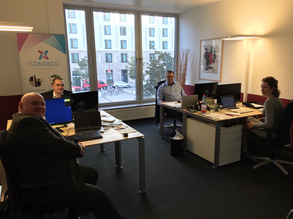 Great to see how the German office is developing. @CondecoEMEA #poweringchange