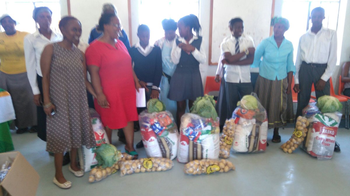 DLRRD_za's tweet photo. The campaign includes school uniform, food parcels and stationary... https://t.co/IwoMuE1vJE