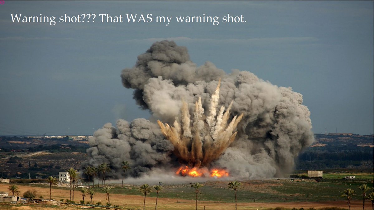 evanstle's tweet image. #WarningShot
#SteelOnTarget
#YouveBeenWarned
#FireForEffect