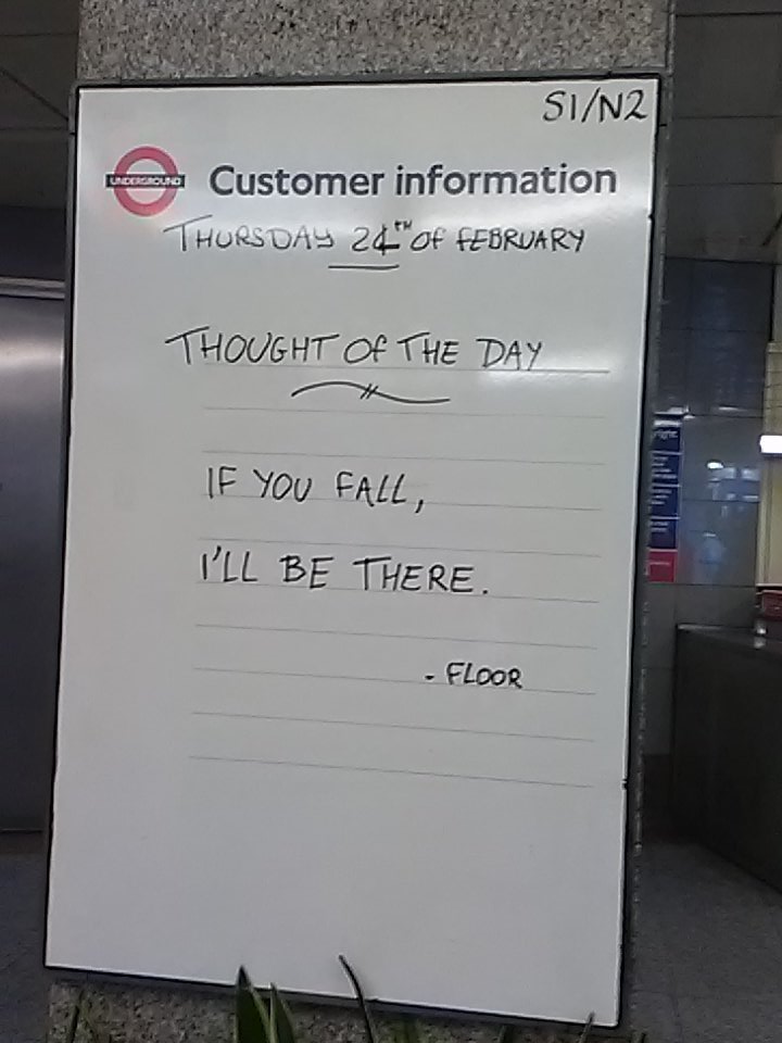 ColinBrown1968's tweet photo. As seen at Angel tube station this afternoon https://t.co/hxNI5Qzd6W