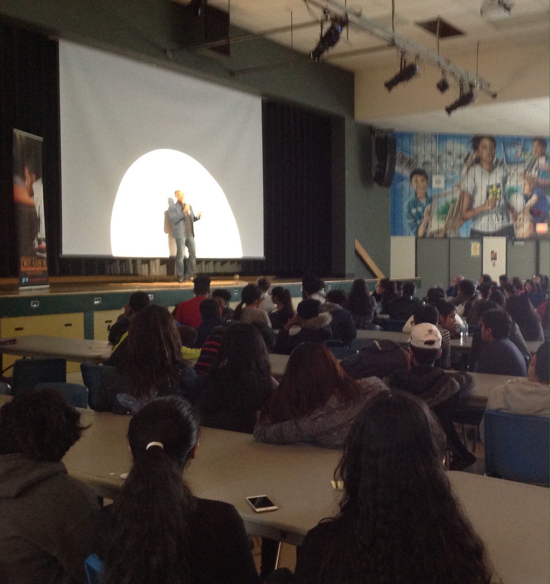 Gr8 @Mskalwaney &amp; <a href="/northparkssca/">North Park Secondary</a> team!Good message!If U want it.Take oprtunities #BlackHistoryMonth @YahayaBaruwa