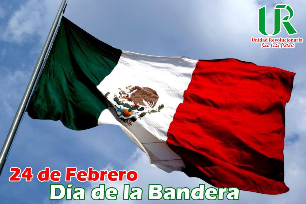 fjr_slp's tweet photo. Hoy 24 de Febrero, celebramos con gran orgullo a nuestra Bandera.! https://t.co/E8nQly4Zku