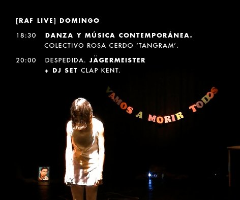 FLAMANTES_LIBRO's tweet photo. Hoy en #RAFlive: despedida con @Jagermeister_es #RAF5 https://t.co/zJNzplH9Dx
