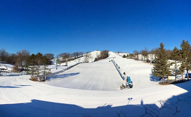We still have plenty of snow base on the hill for some great #skiing #snowboarding #snowtubing