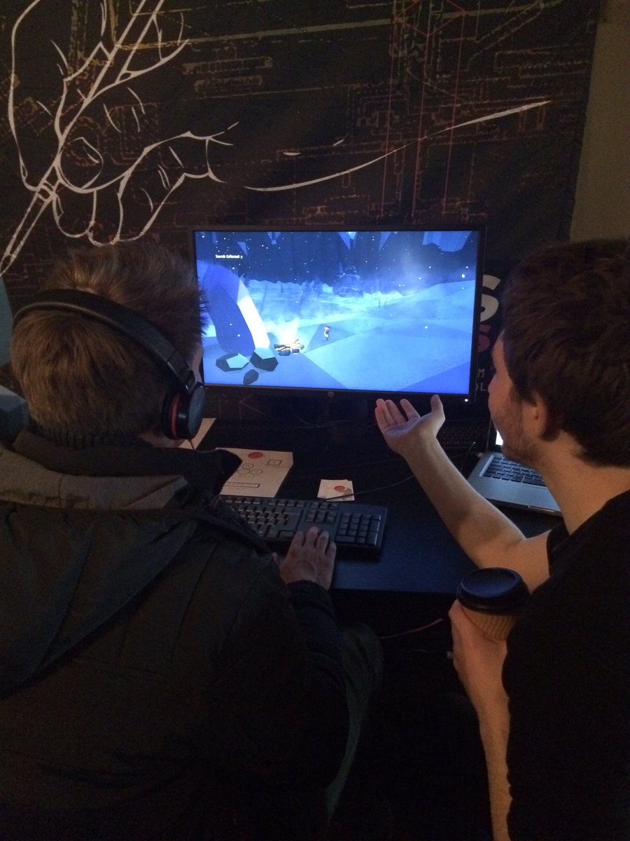 BetwixtGame's tweet photo. Game Designer @_Sam_Browne enjoying his chats with everyone who has dropped by to play today #gamedev #playgames https://t.co/cVol60KUfy