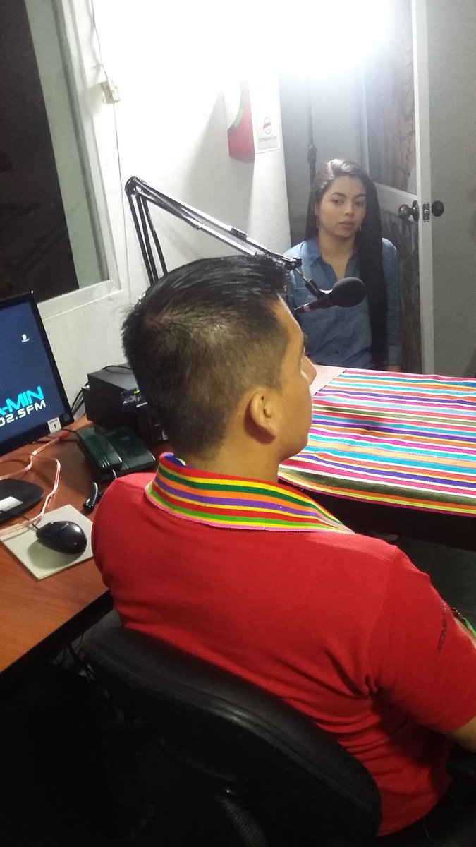 sonbapamin's tweet photo. Entrevista por parte de Ecuavisa, a la Radio Comunitaria Tsachila  Sonba Pamin por la gestion realizada https://t.co/5fn4a0xvC2