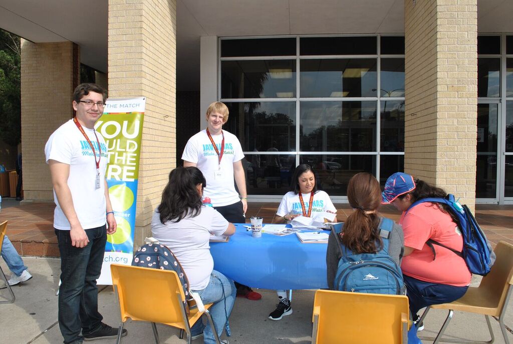 TXST_RTT's tweet photo. Texas State University -  Radiation Therapy students helping out at the marrow drive in kingsville! https://t.co/NvhtP9nevw